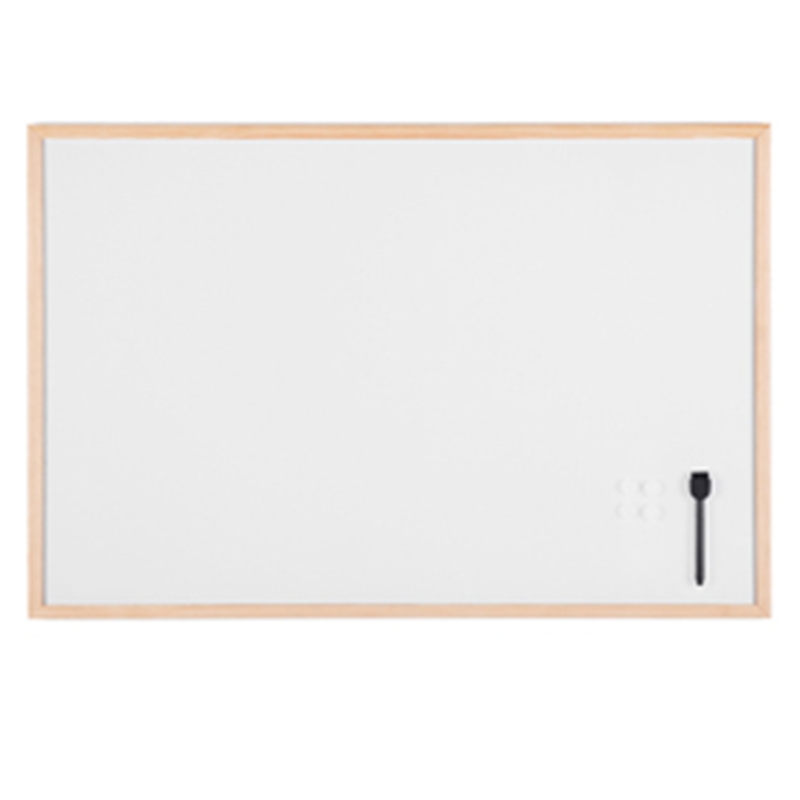 Lavagna bianca magnetiche con cornice cm. 60x90