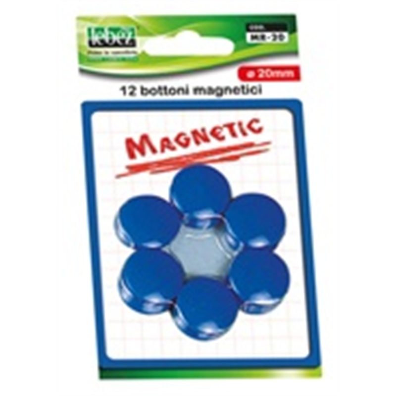 Magneti per lavagne   20 mm. 12 pz.
