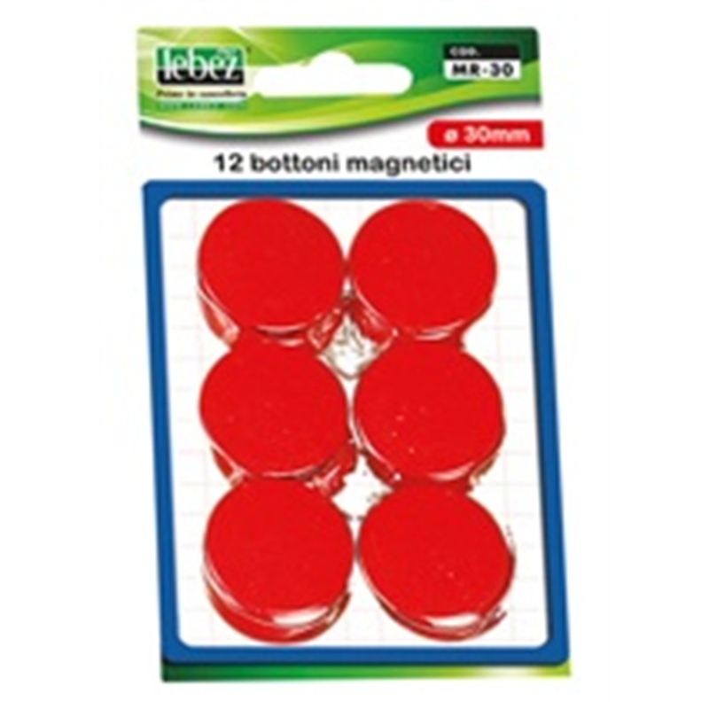 Magneti per lavagne   40 mm. 12 pz.
