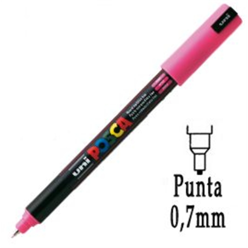 Pennarello a tempera acrilica punta extra fine 0,7 mm.