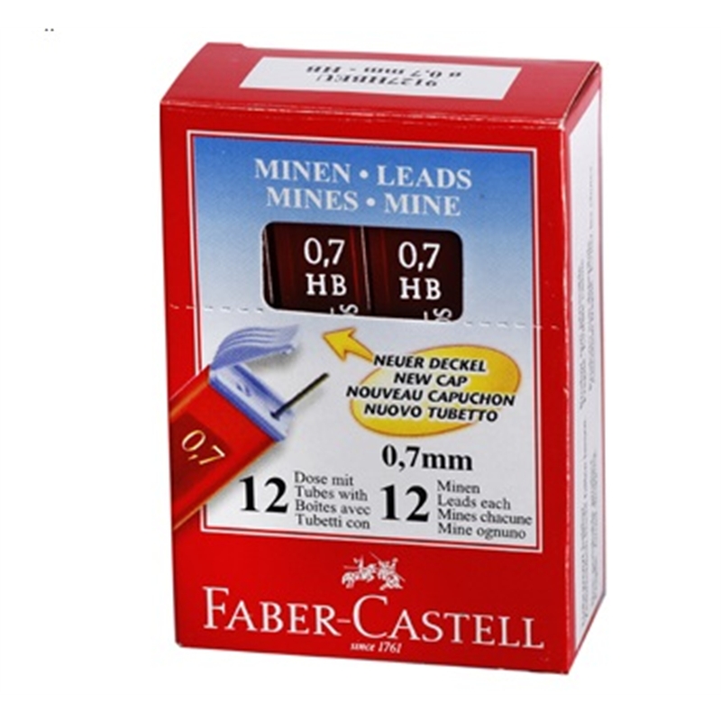 Mine 0,7 mm. astuccio 12 mine