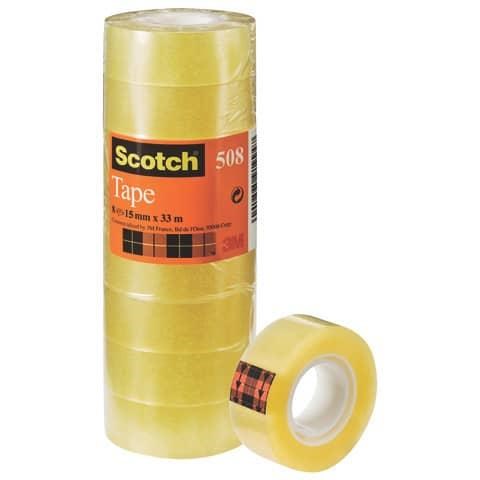 Nastro adesivo trasparente mm. 15x33 metri 3M