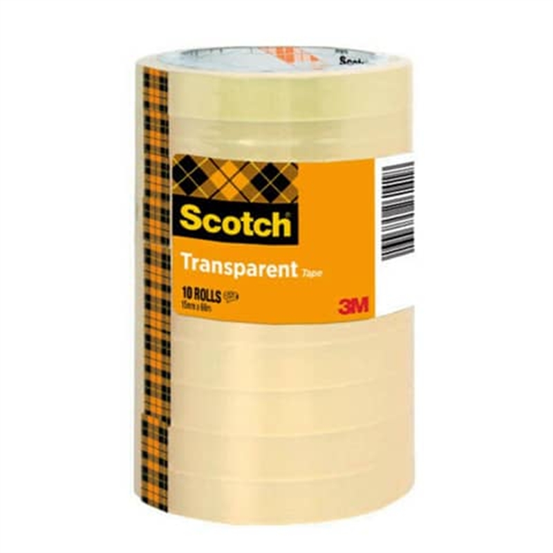 Nastro adesivo trasparente mm. 15x66 metri 3M