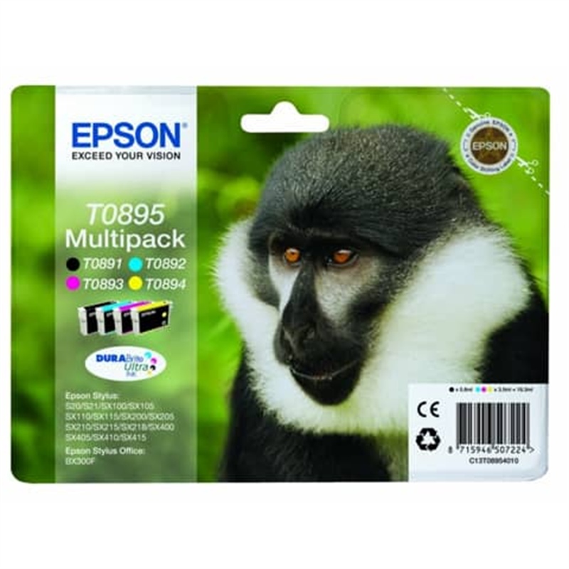 Epson T0895 multipak C+M+G+N