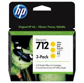 Hp conf. 3 cartucce inkjet 712 colore 29 ml. cad.