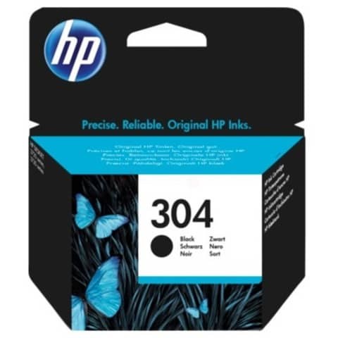 Hp cartuccia inkjet 304 nero