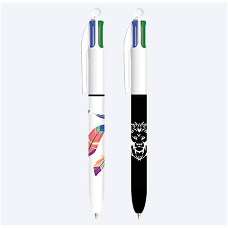 Penna a sfera 4 colori fantasia