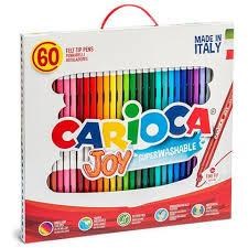 Maxi Scatola pennarelli punta piccola JOY 60 colori