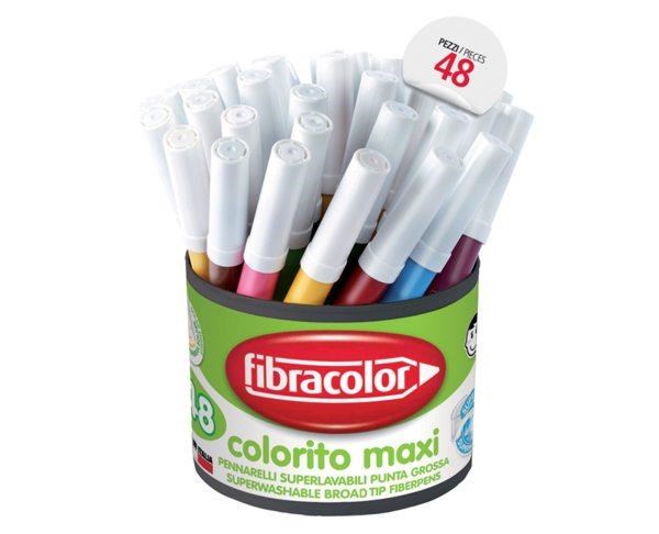Colori pennarelli maxi barattoo da 48 pezzi