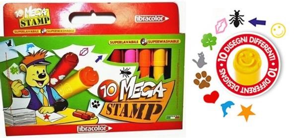 Megastamp scatola da 10 pz. assortiti