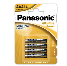 Batteria alcalina ministilo AAA 1,5 volt. blister 4 pz.