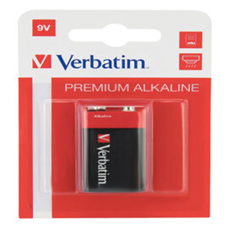 Batteria alcalina transitor 9V 9 volt  blister 1 pz.