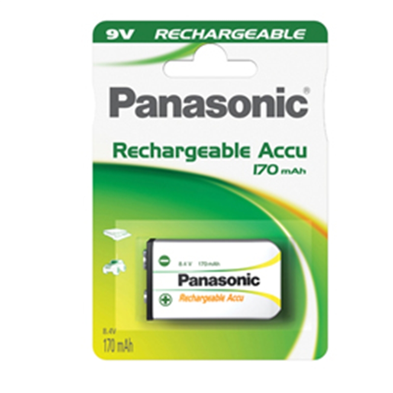 Batteria ricaricabili transistor 9V 9 volt  blister 1 pz.