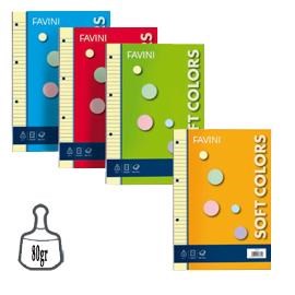 Ricambi per raccoglitori blocco 100 fogli A4 colorati