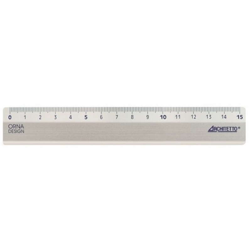 Righello cm.15 in alluminio