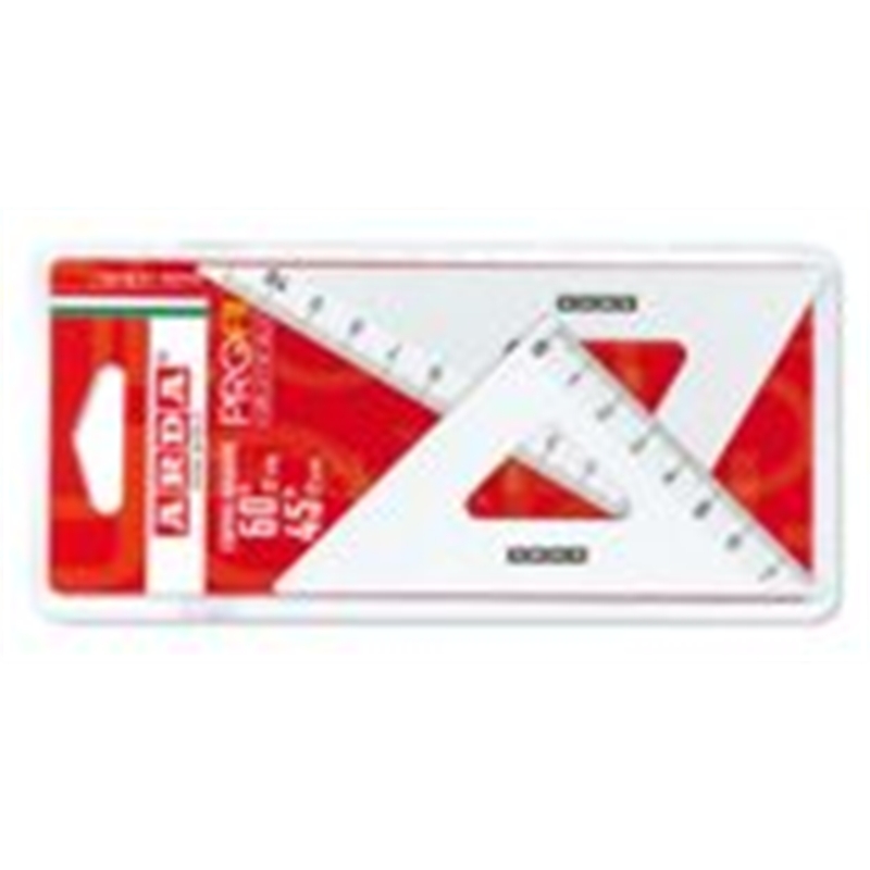 Coppia squadre alluminio 12 cm.