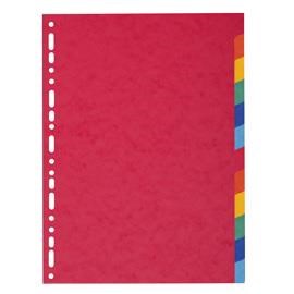 Divisori in cartoncino A4 XXL 12 tasti colorati