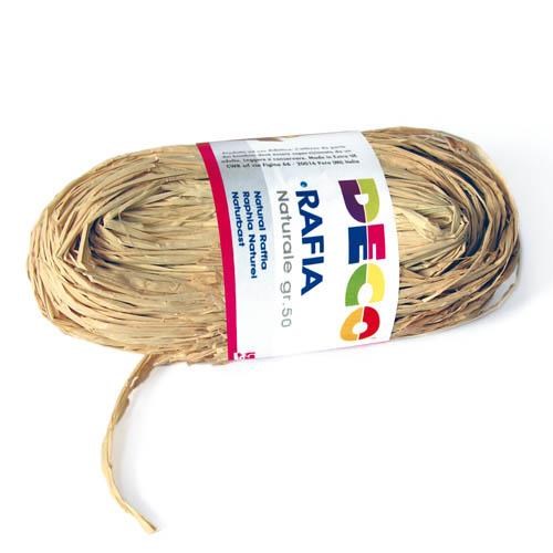 Raffia naturale gr.50