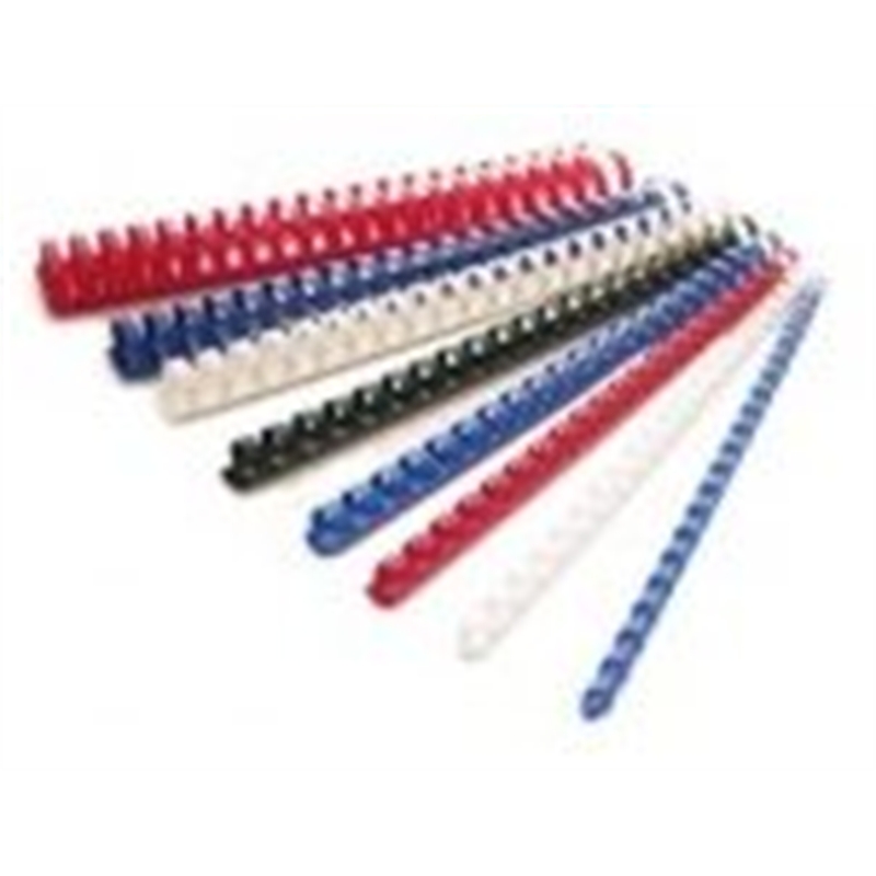 Dorso plastico 21 anelli   28 mm.