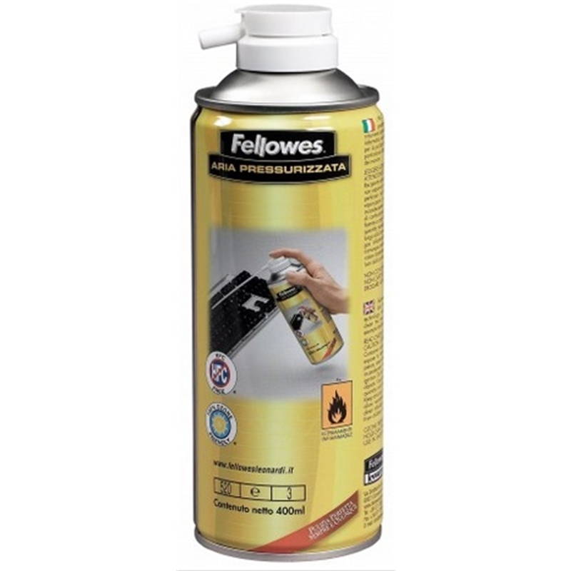 Bomboletta aria compressa 400 ml.  senza HFC
