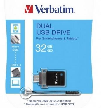 Chiavetta USB 2 32 GB + adattatore micro USB