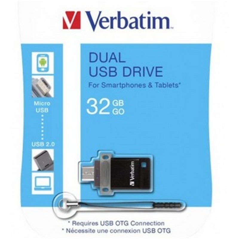 Chiavetta USB 2 + USB type C 32 GB