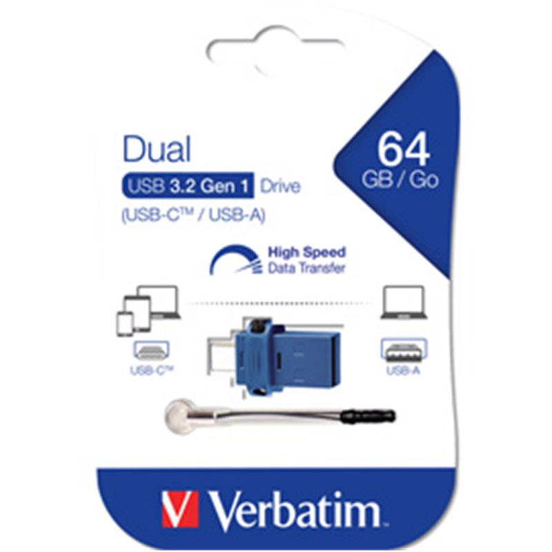 Chiavetta USB 3+type C 64 GB