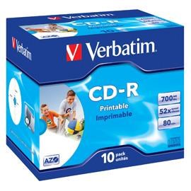 CD-R datalifeplus jewel case stampabile inkjet