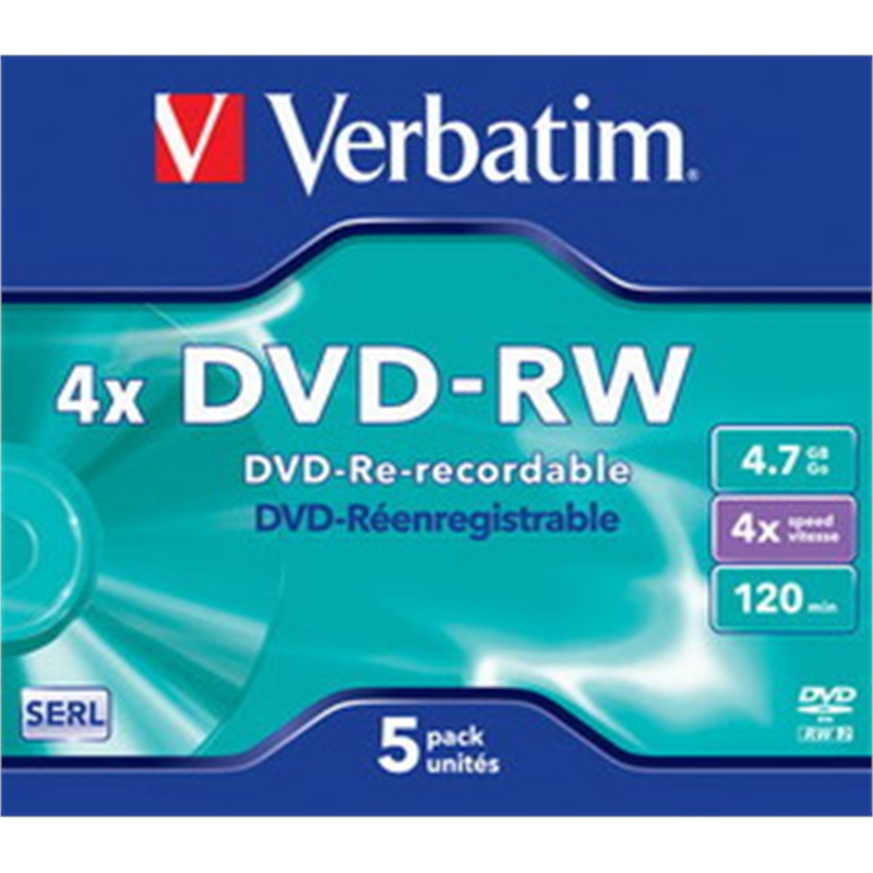 DVD-RW jewel case