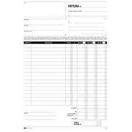 Blocco fatture 3 aliquote IVA A4 fogli 33x3 copie