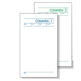 Blocco comande 2 copie bianchi cm. 10x17