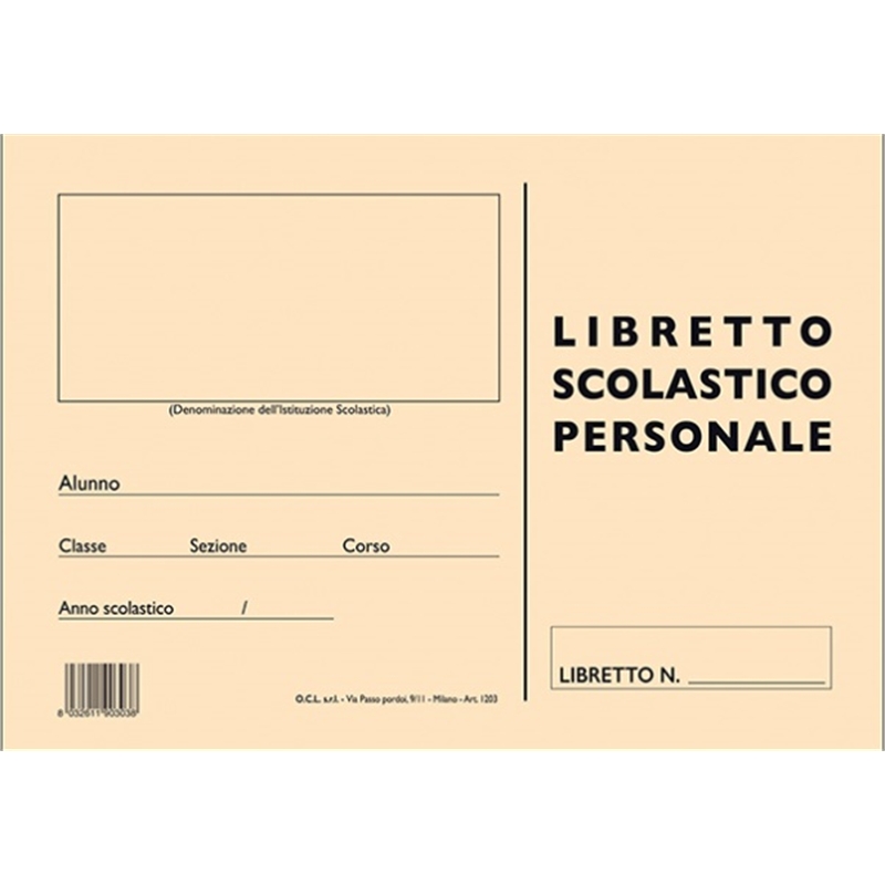 Libretto giustificazioni