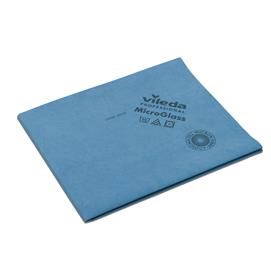 Conf. 5 panni blu microglass 50x40 cm. in microfibra Vileda