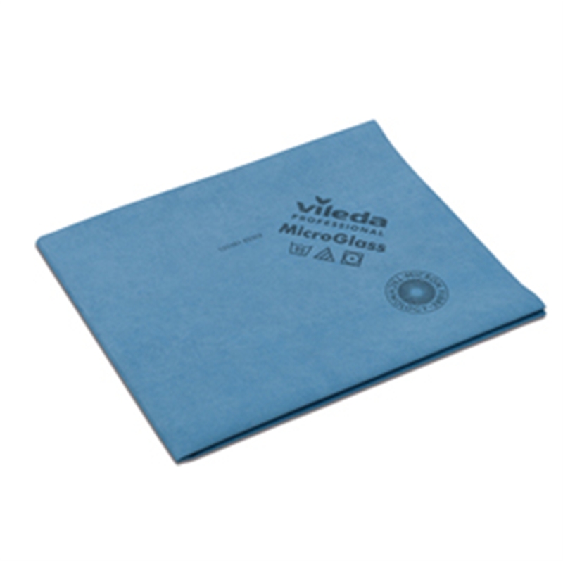 Conf. 5 panni blu microglass 50x40 cm. in microfibra Vileda