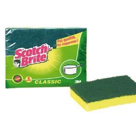 Pack 2 spugne strofinetto Scotch brite A12