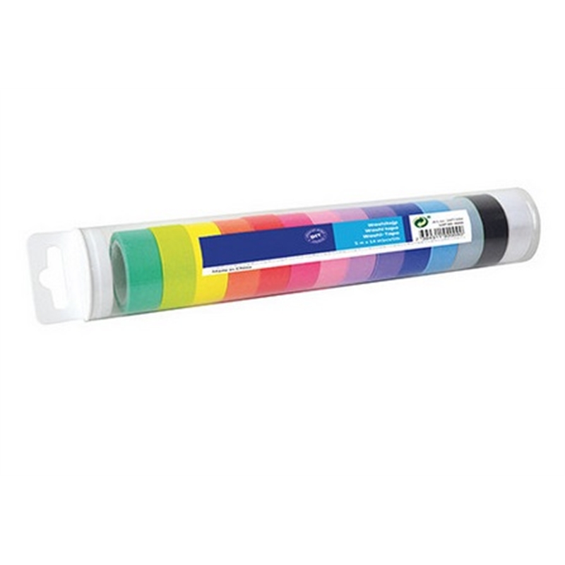 Nastro adesivo in carta colorato Washi 14 colori