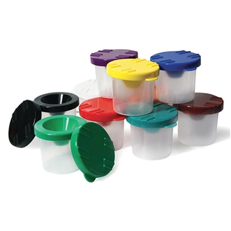 Bicchiere in plastica con calamaio