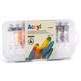 Colori acrilici 18 ml. conf. 10 colori assortiti