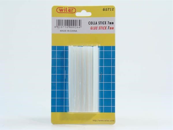 Colla a caldo 7 mm. blister 12 stick