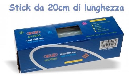 Colla a caldo 7 mm. scatola 500 gr.