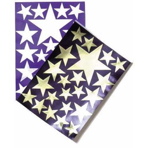 Stelle adesive Argento busta 2 fogli