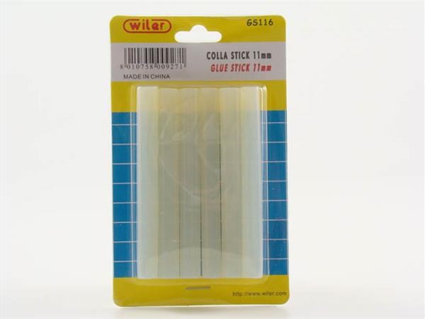 Colla a caldo 12 mm. blister 6 stick