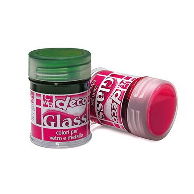 Colori per vetri 33 ml. 9 col. assortiti