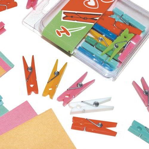 Mollettine in plastica colorata