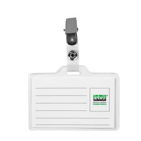 Portanomi mm. 93x60 con clip apertura superiore