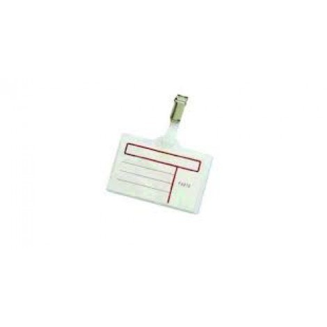 Portanomi mm. 93x60 con clip apertura laterale